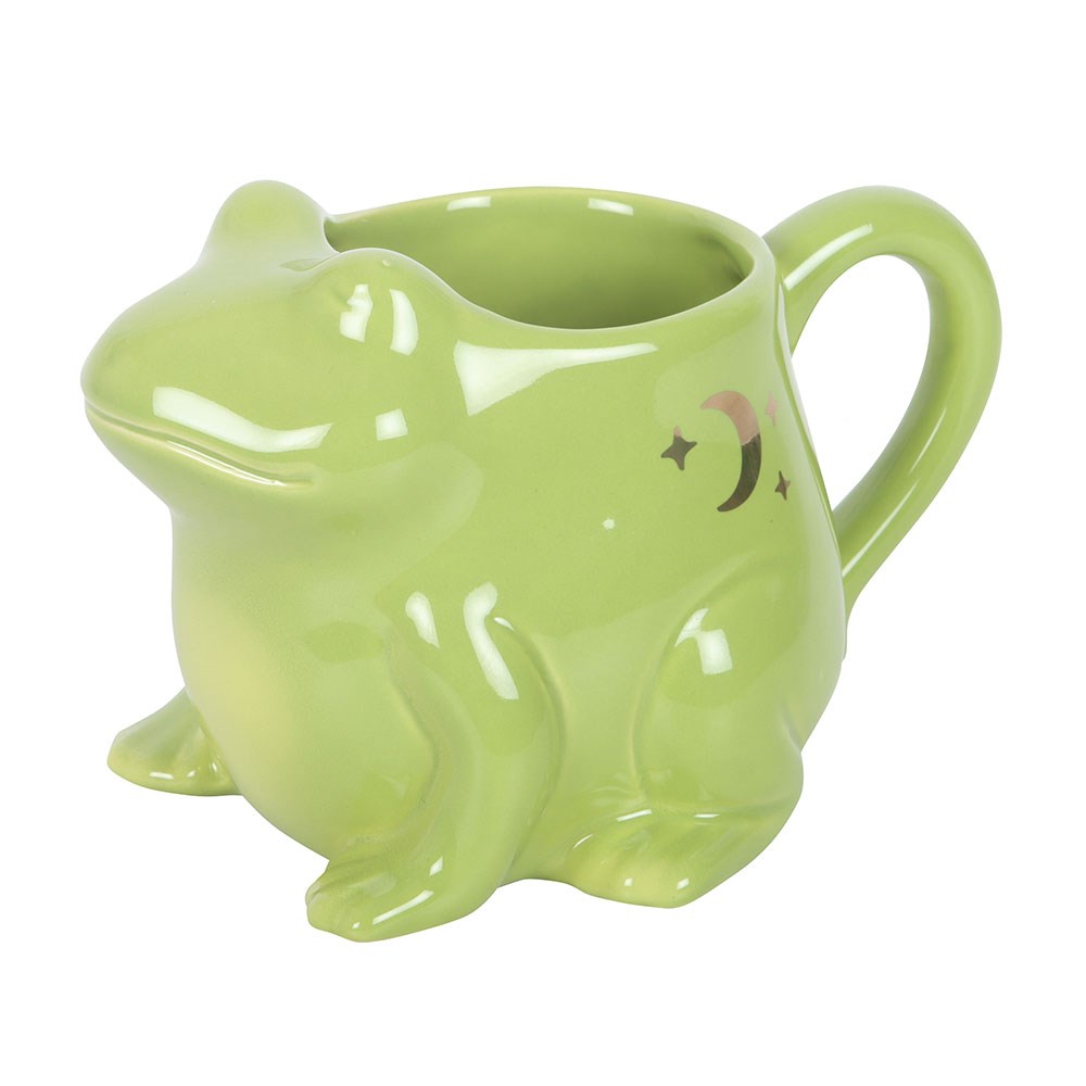 Luna Frog Shaped Mug & Lily Pad Coaster