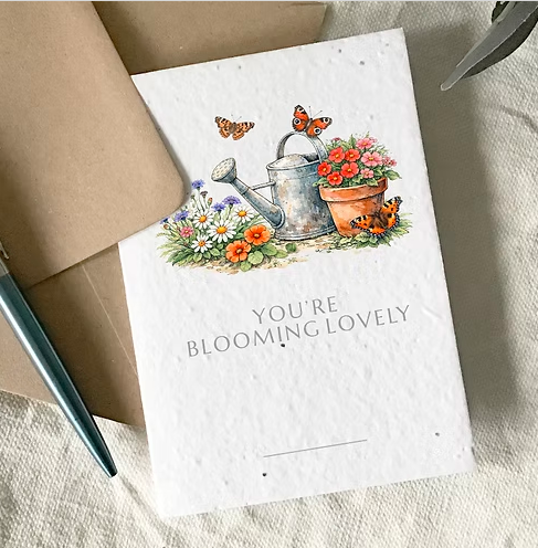 Plantable Wildflower card: blooming lovely